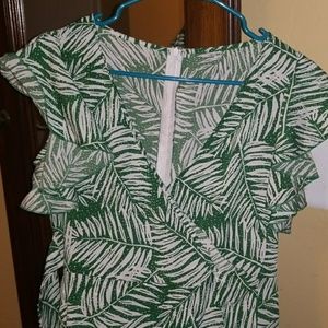 Dresses - Green & white dress Dresses - Green & white dress